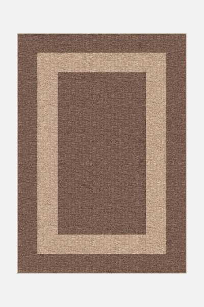 Jute-Haptik Madison Mokka Teppich - Teppana