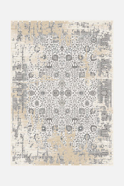 Caro Beige Teppich - Teppana