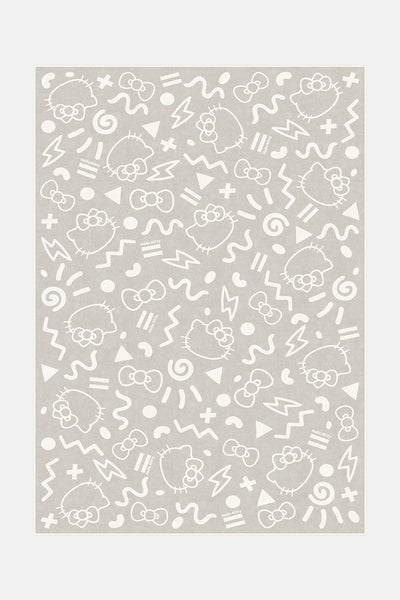 Hello Kitty Comic Natur Teppich - Teppana