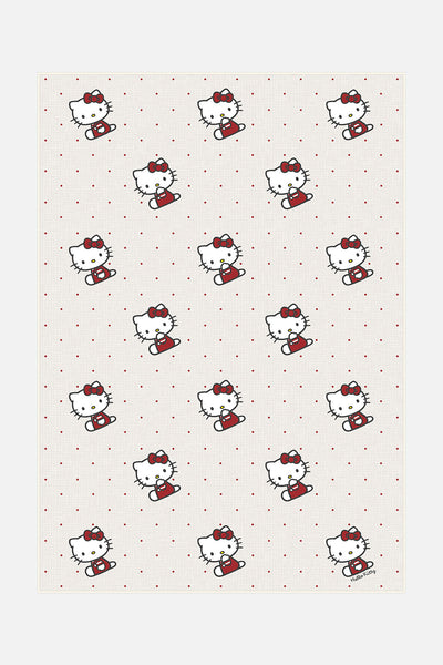 Hello Kitty Polkadot Kirsche Teppich - Teppana