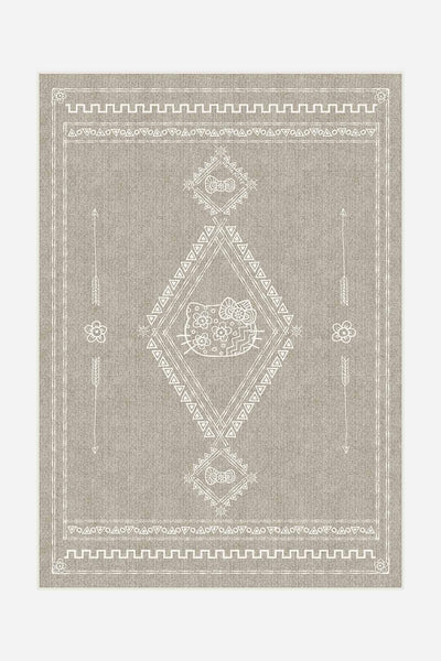 Hello Kitty Tribal Taupe Teppich - Teppana