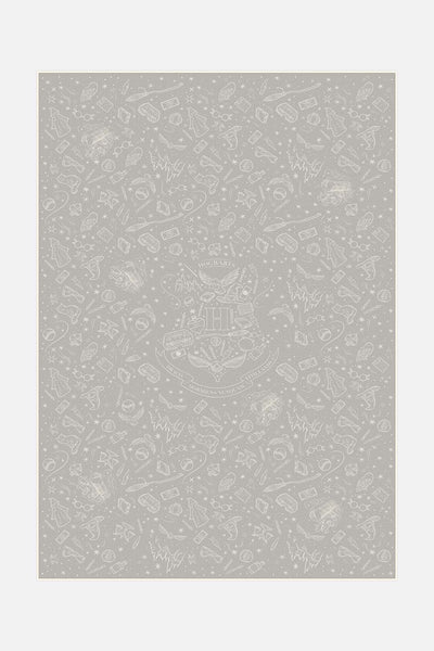 Harry Potter Hogwarts Taupe Teppich - Teppana