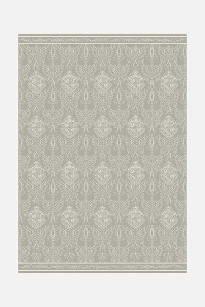 Harry Potter Damast Taupe Teppich - Teppana