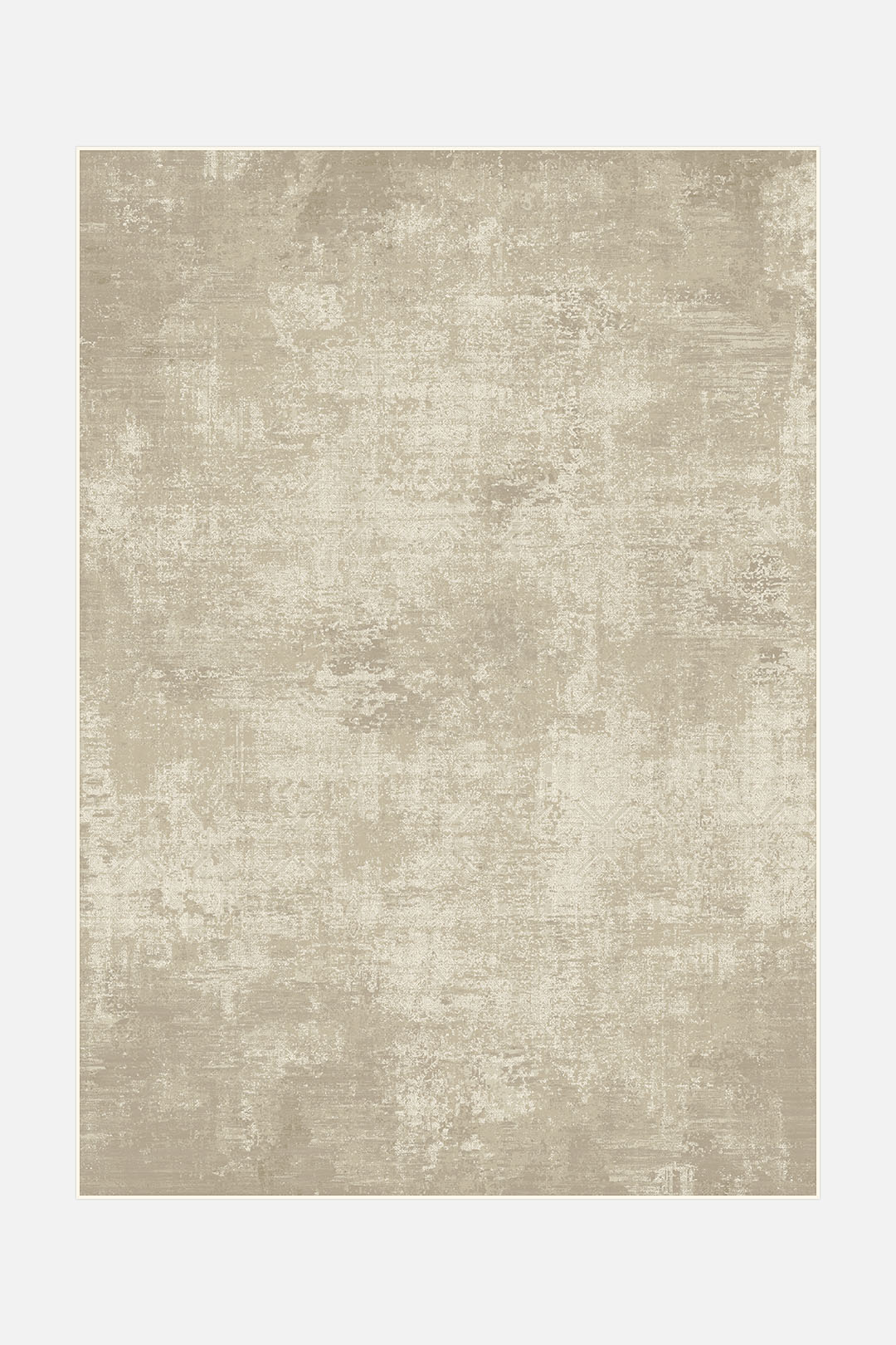 Asche Beige Teppich | Sanfte Vintage-Optik