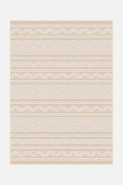 Outdoor Aztek Creme Teppich - Teppana