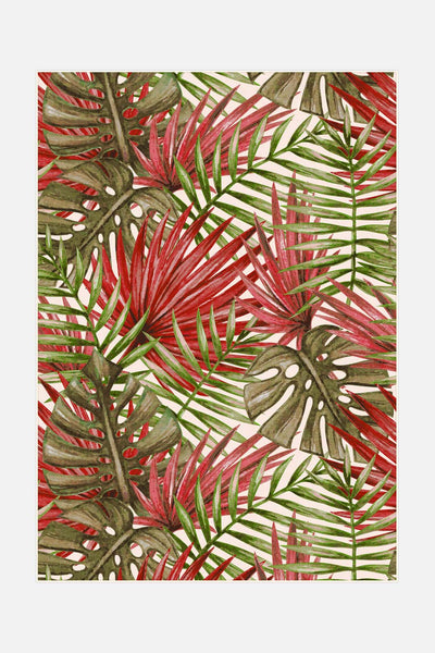 Outdoor Palme Grünspecht Teppich - Teppana
