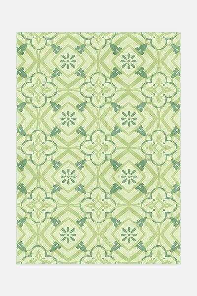 Outdoor Maho Limette Teppich - Teppana